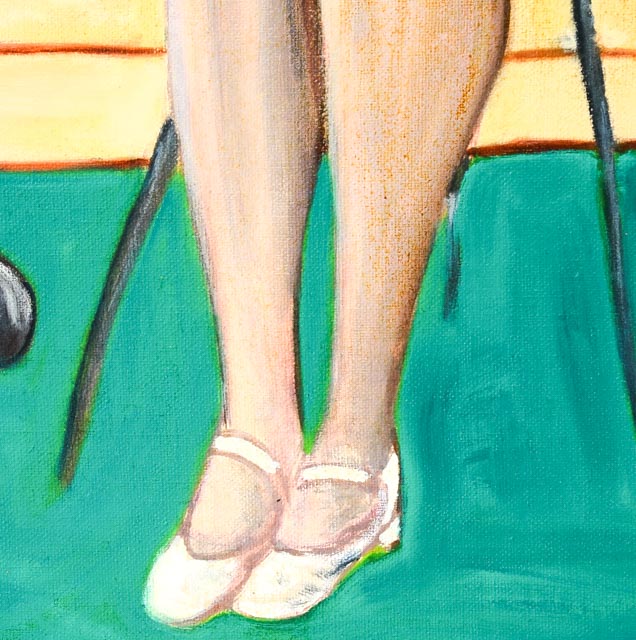 Irene Wiley Oil on Canvas Board Portrait