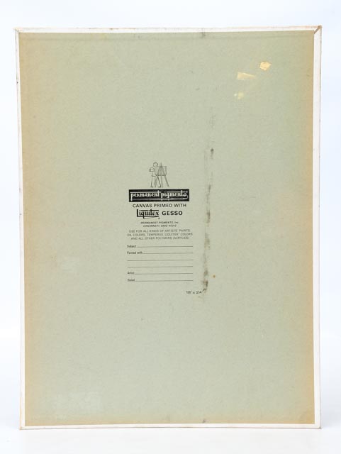 Irene Wiley Oil on Canvas Board Portrait