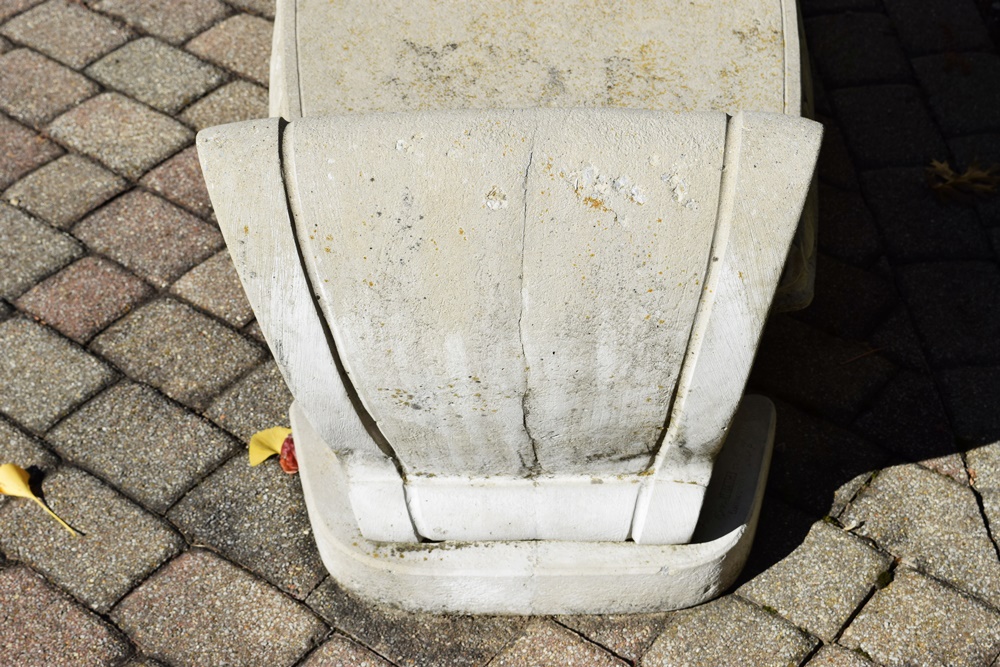 Henri Cast Stone Neo Classic Outdoor Bench