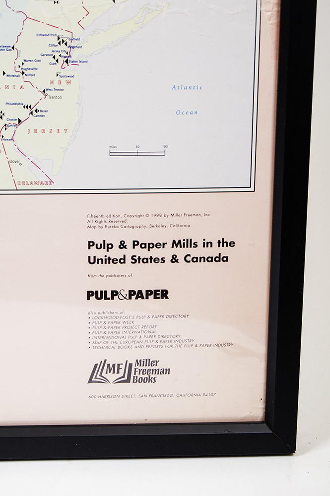 "Pulp & Paper Mills in the U.S. and Canada" Map