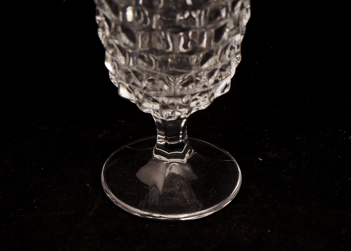 Fostoria "American" Pattern Bordeaux Wine Glasses