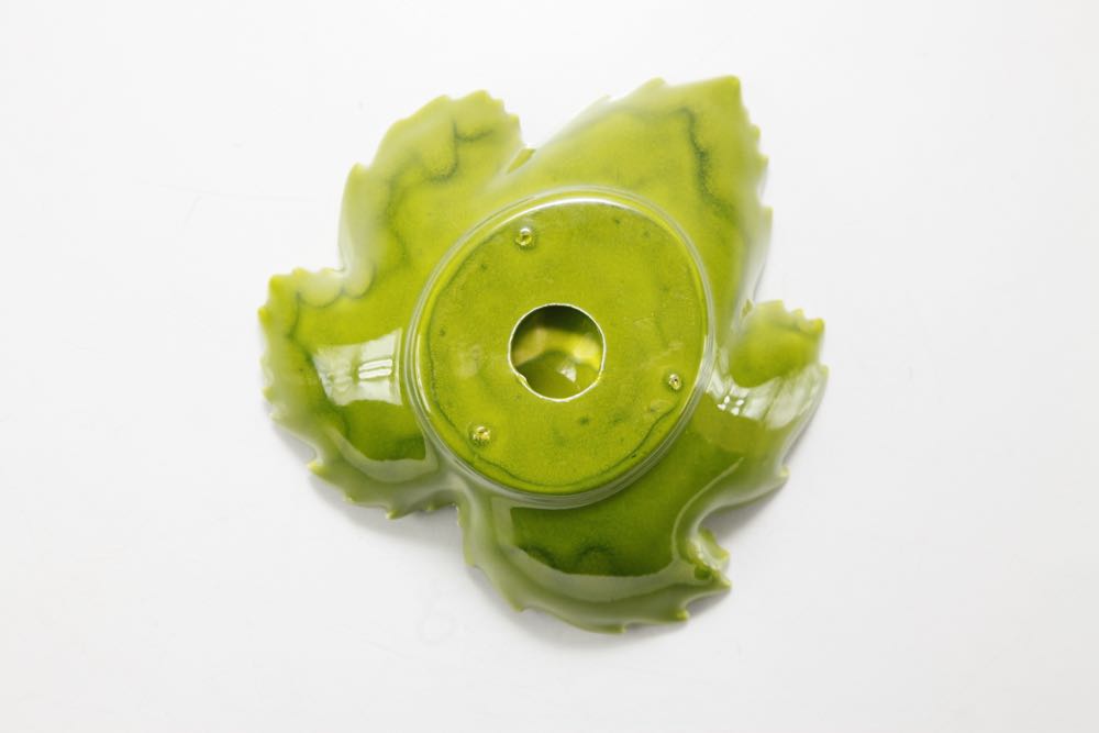 Vintage McCoy Vase and Leaf Dish