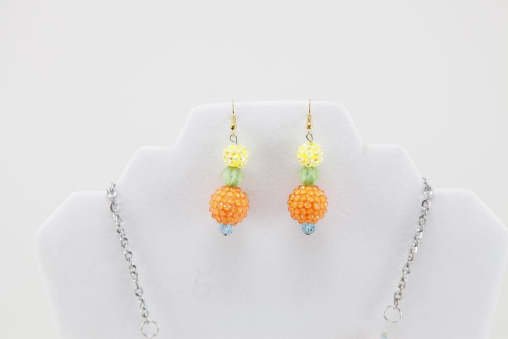 Peace Necklace and Earrings Set