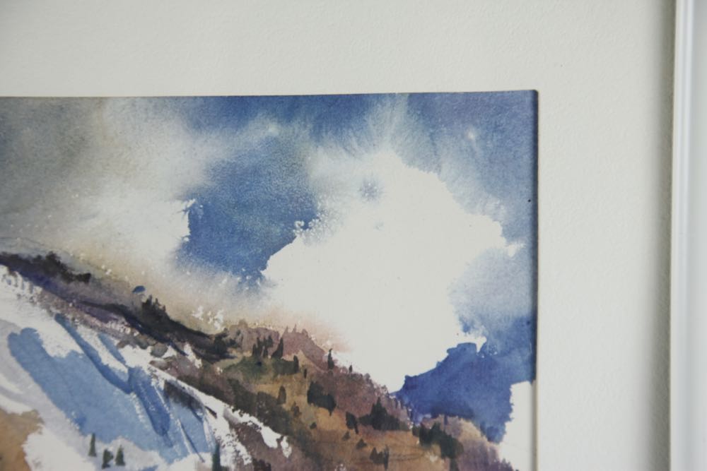 Vintage Cecile Johnson Ski Lithograph