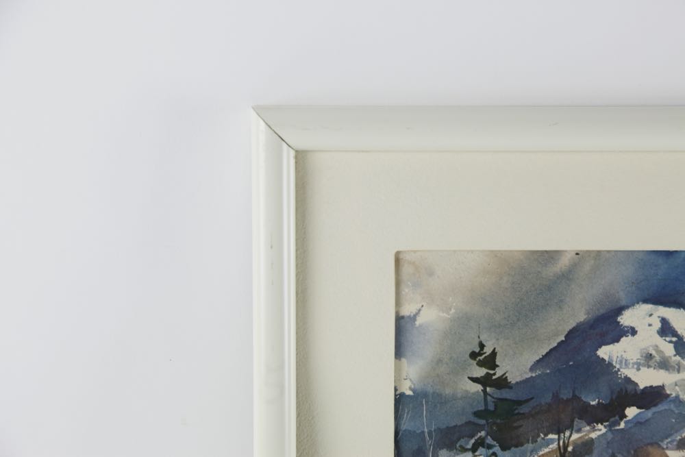 Vintage Cecile Johnson Ski Lithograph