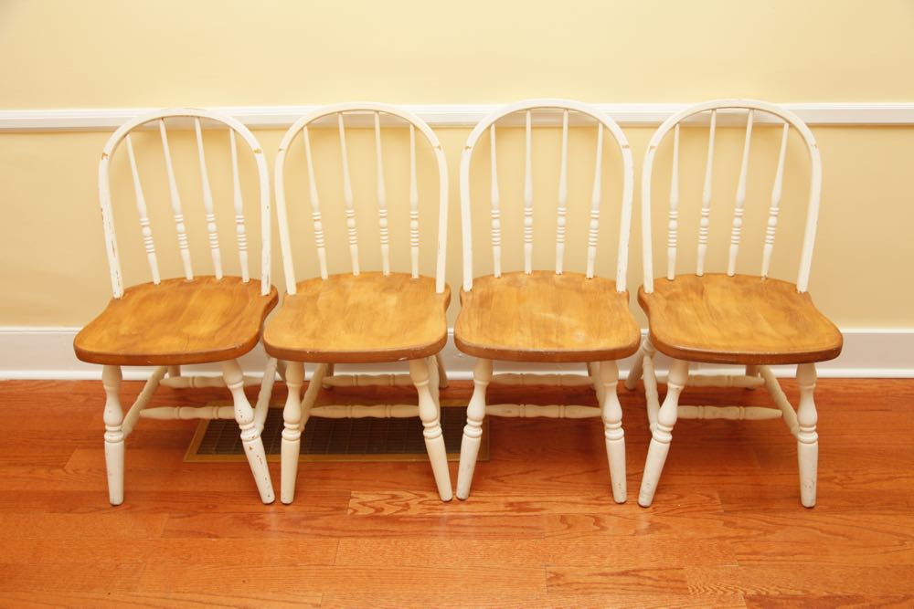 Set of Four Windsor Style Chairs
