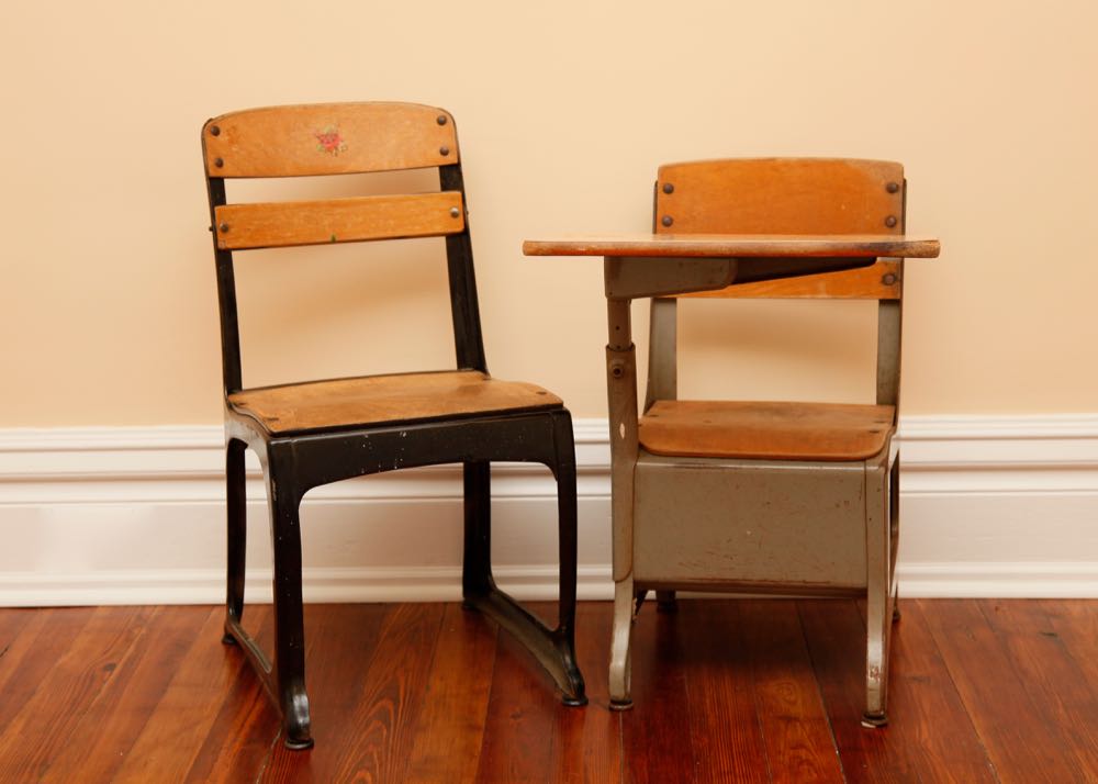 School Desk and Chair