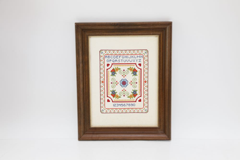 Collection Of Cross Stitch Samplers