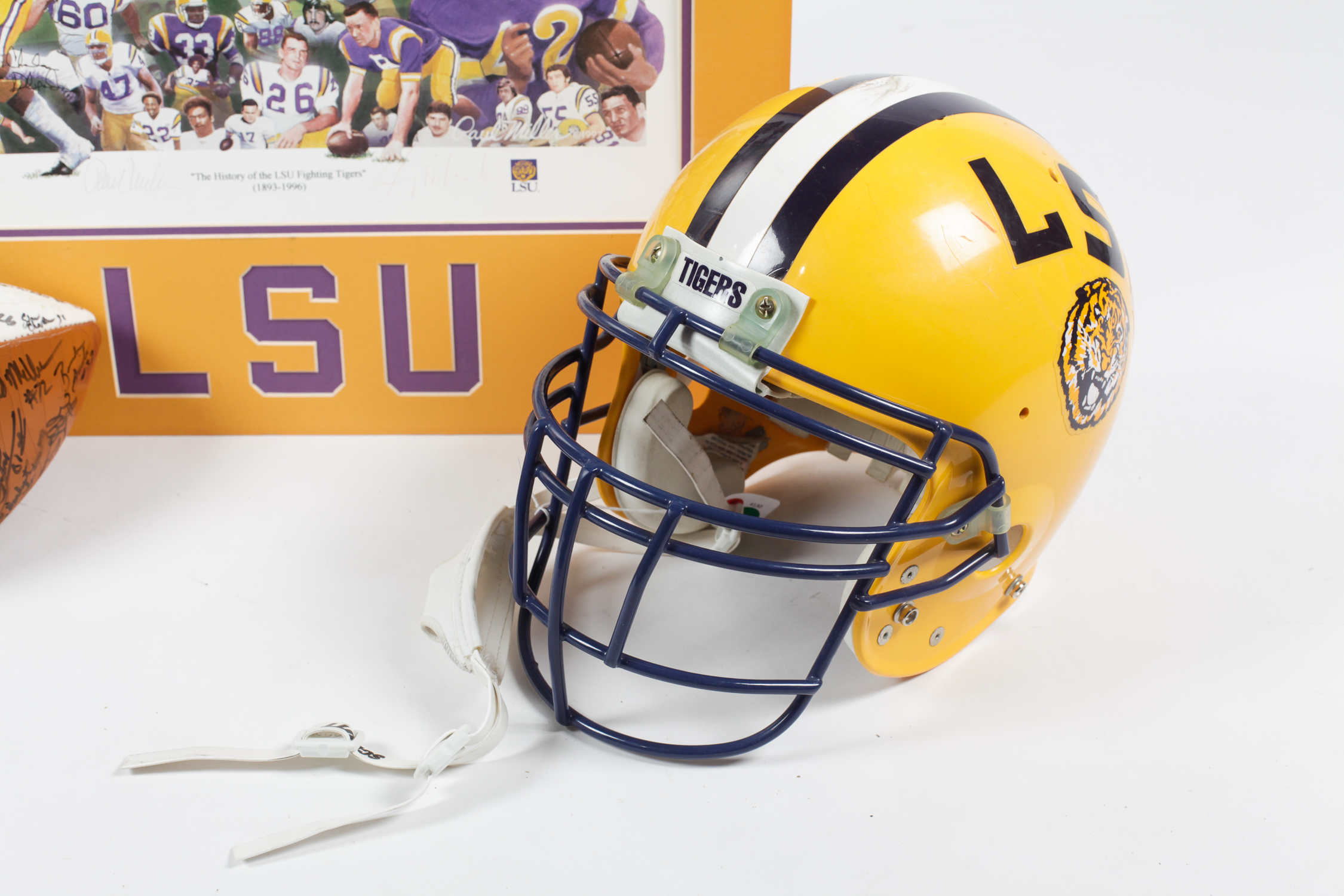 Collection of Signed LSU Football Memorabilia