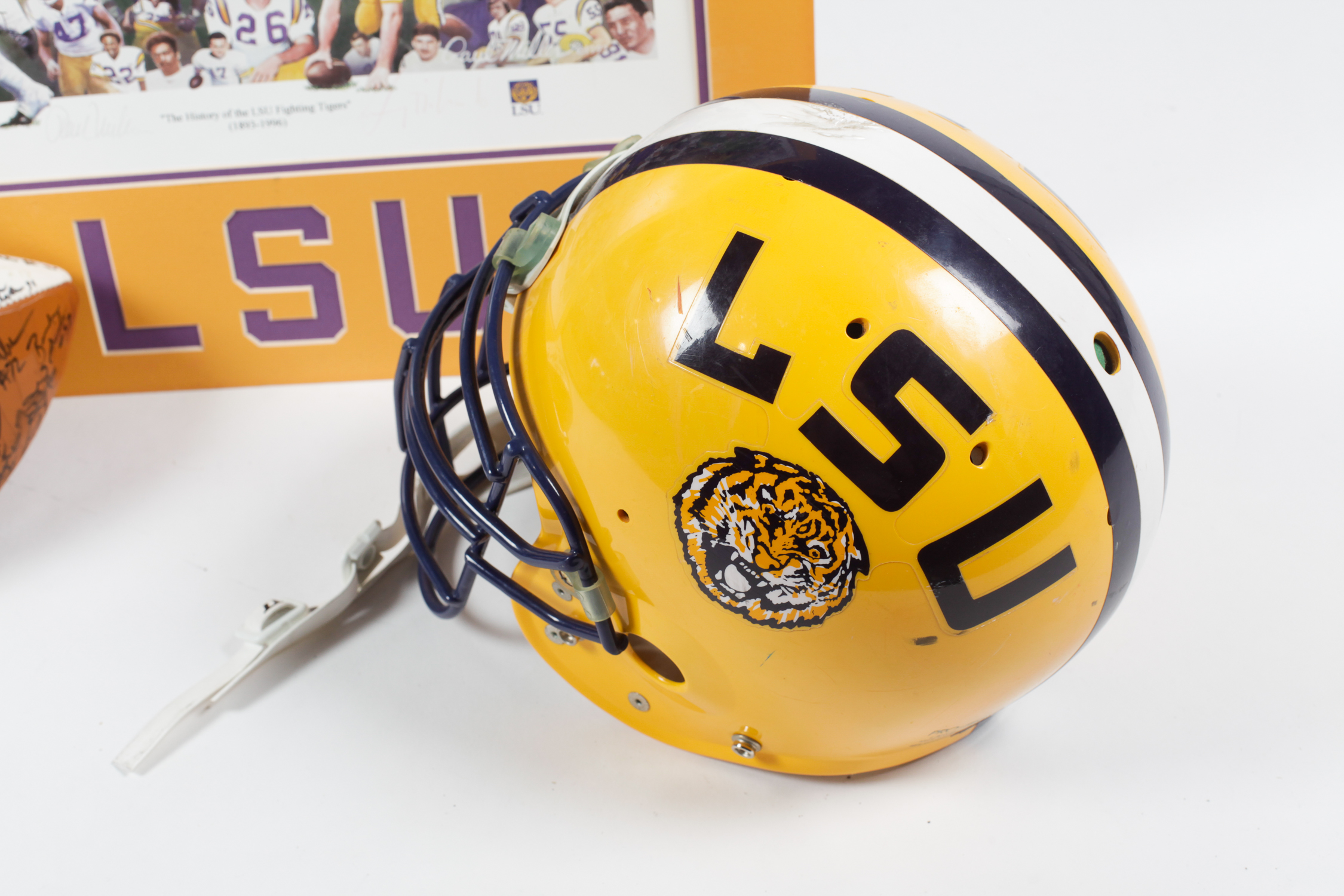 Collection of Signed LSU Football Memorabilia