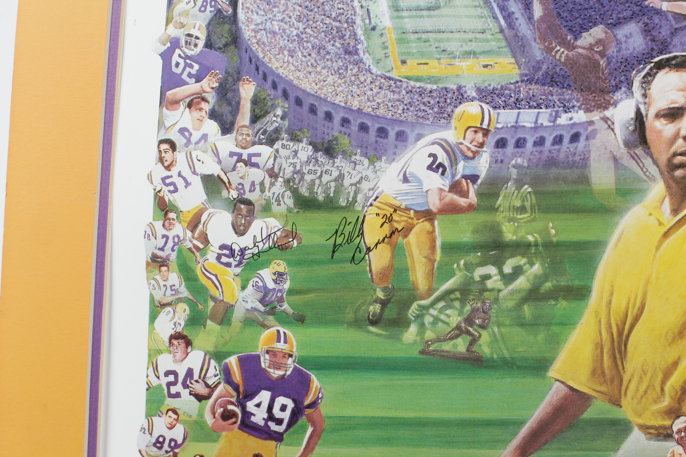 Collection of Signed LSU Football Memorabilia