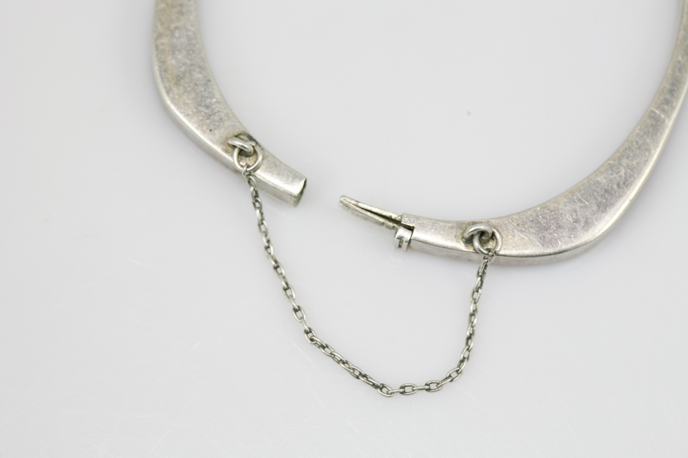 Vintage Sterling Silver Bangle Bracelet