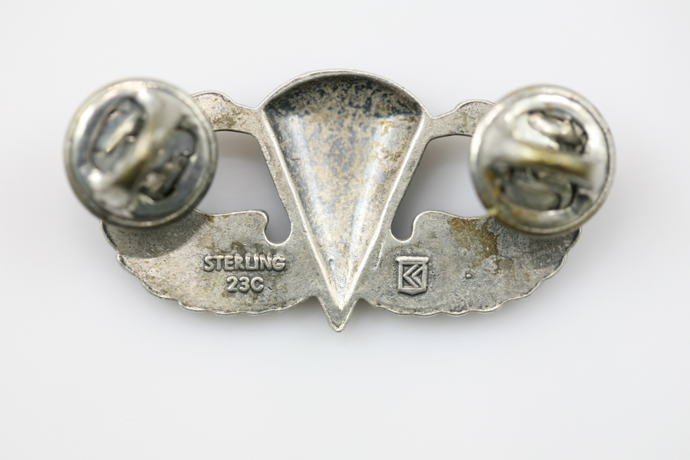 Vintage World War II Sterling Silver Paratrooper Wings