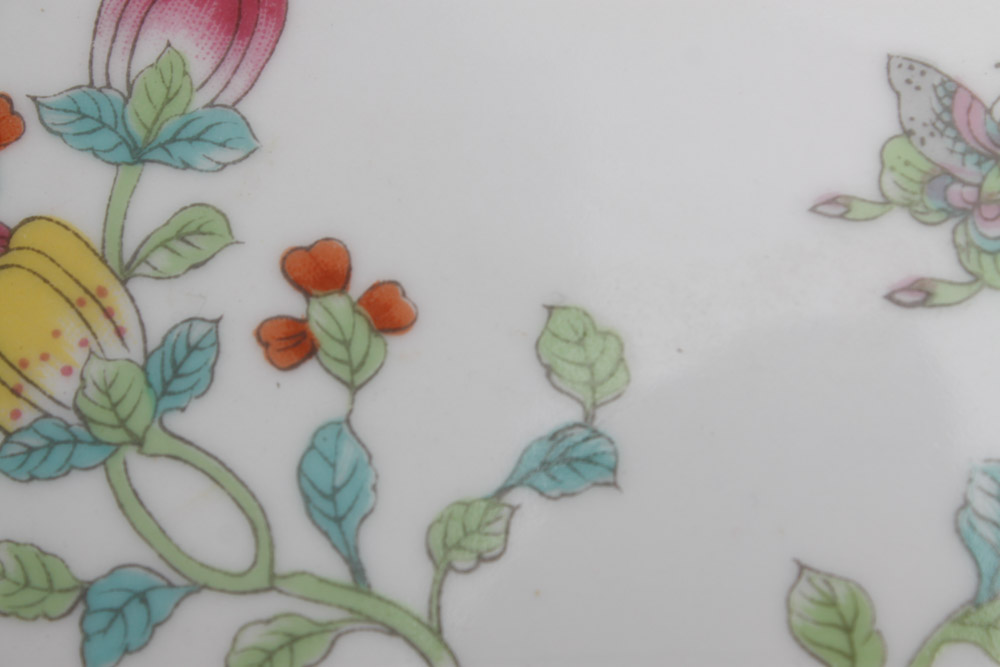 Dresser Set with Gold Tone Costume Jewelry