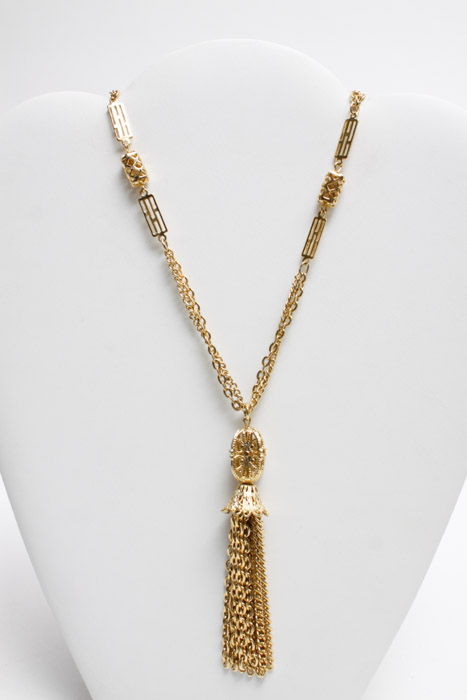 Dresser Set with Gold Tone Costume Jewelry