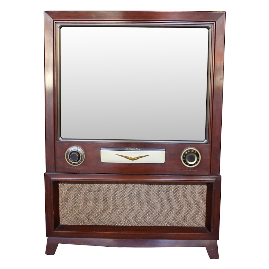 1950s RCA Victor CRT TV Console with Record Player