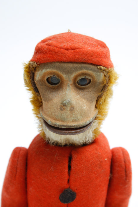 Vintage Schuco Yes/No Bellhop Monkey
