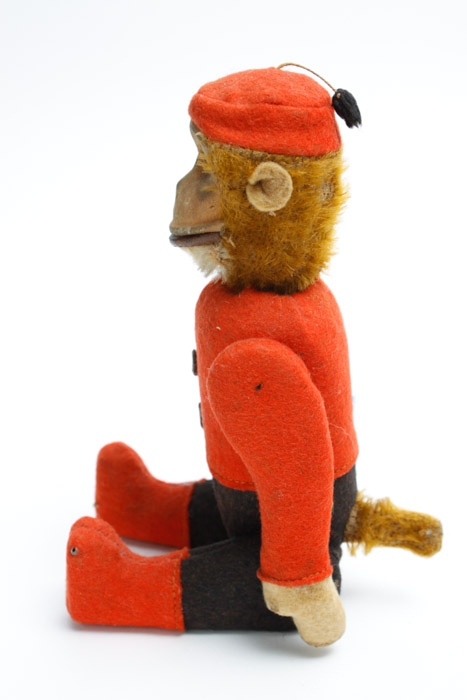 Vintage Schuco Yes/No Bellhop Monkey