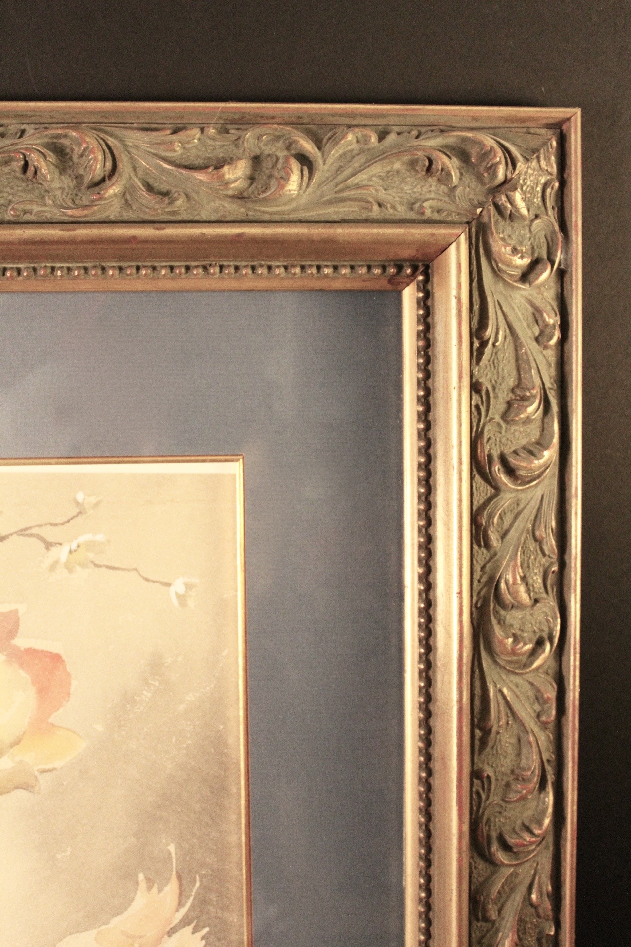 1940's Tamara B. Framed Watercolor Painting