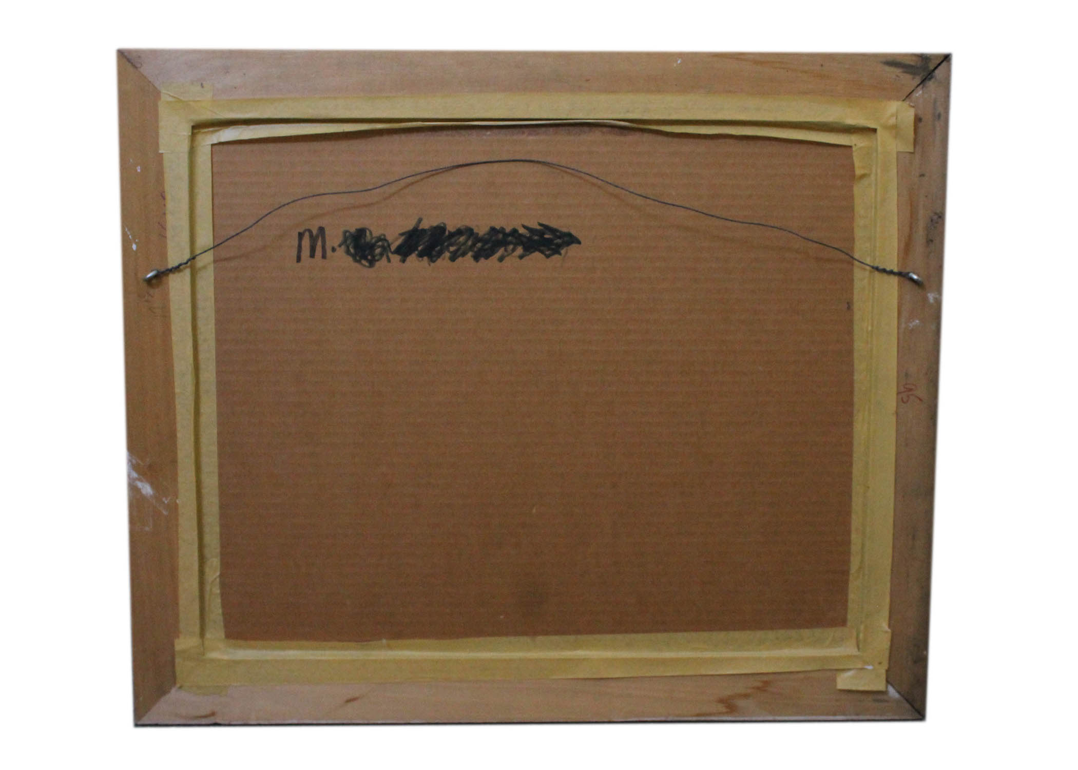 Original, Signed 1969 Abstract Watercolor on Paper by Judy Powell