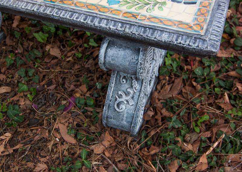 Mosaic Garden Bench