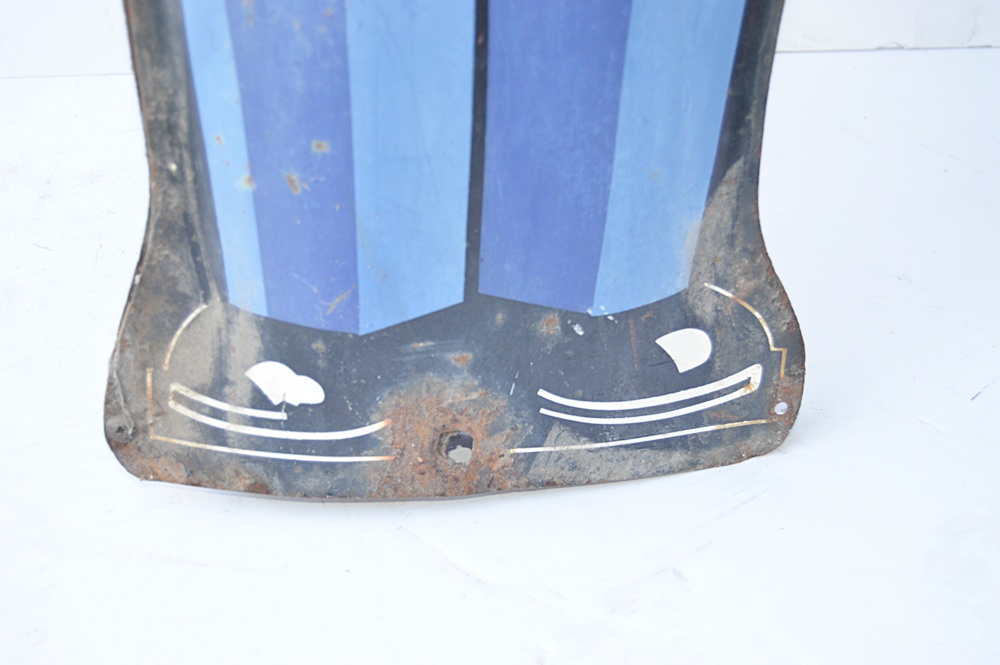 1950's Coca-Cola Policeman School Crossing Guard Advertising Sign