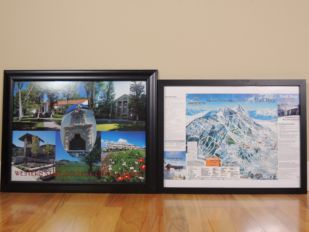 Colorado Crested Butte Mountain Framed Art