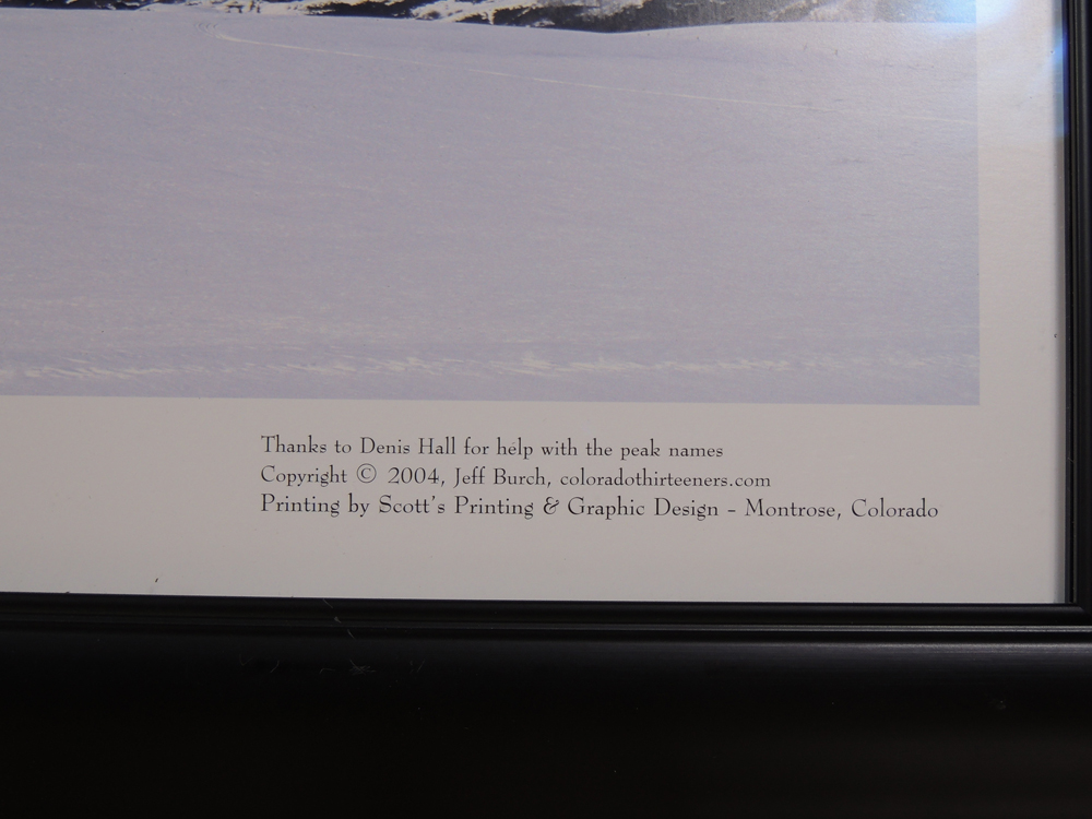 Colorado Crested Butte Mountain Framed Art