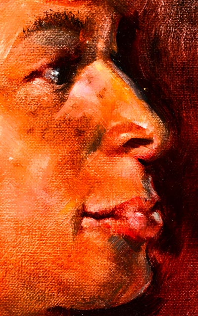 Wesley Kime Oil on Academy Board Portrait