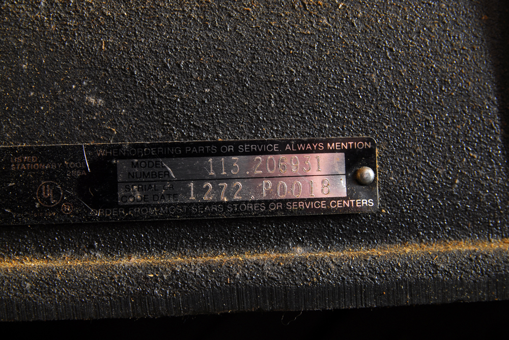 Sears Craftsman Jointer/Planer