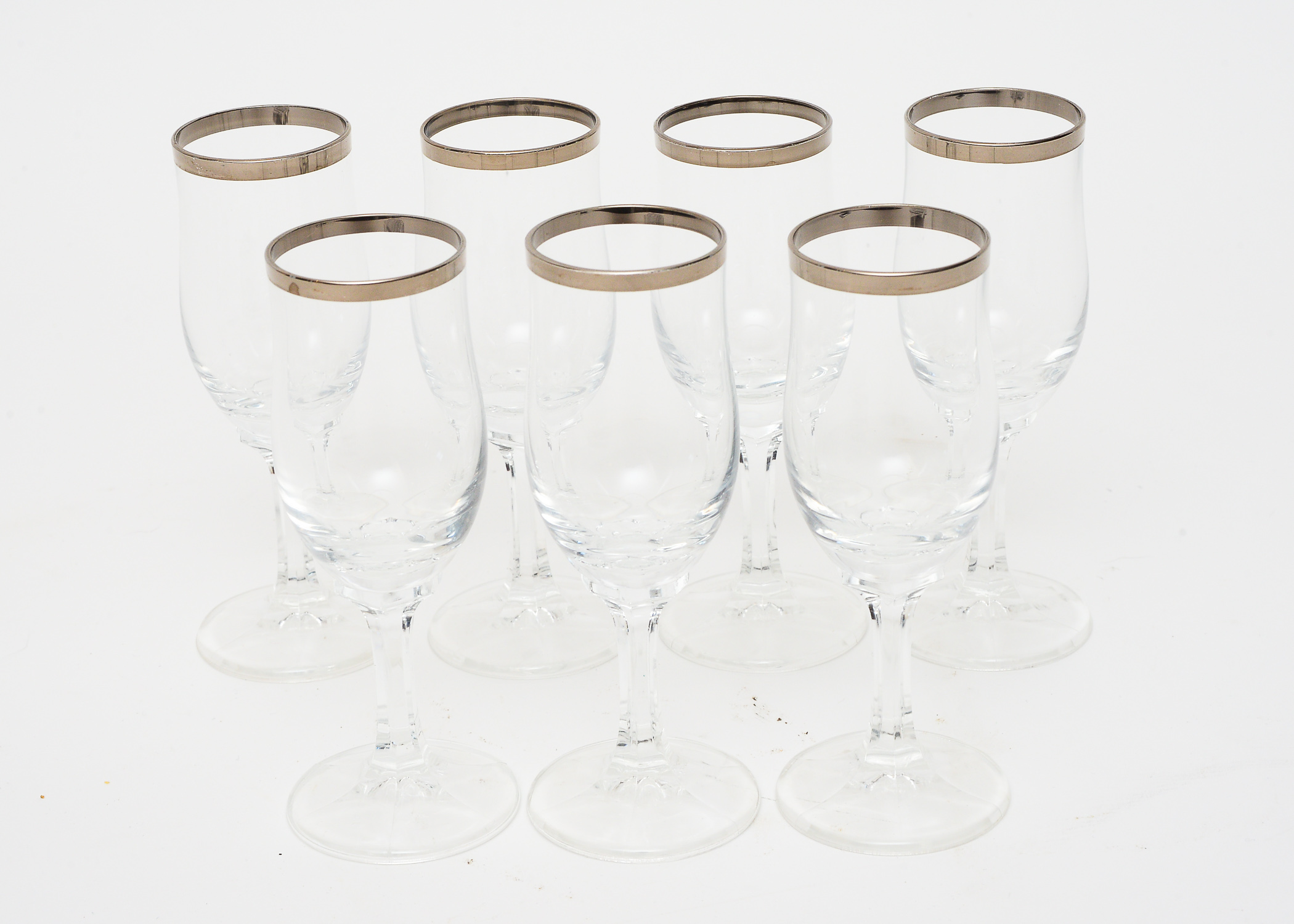 Set of Johann Haviland Barvaria Germany Crystal Cordials