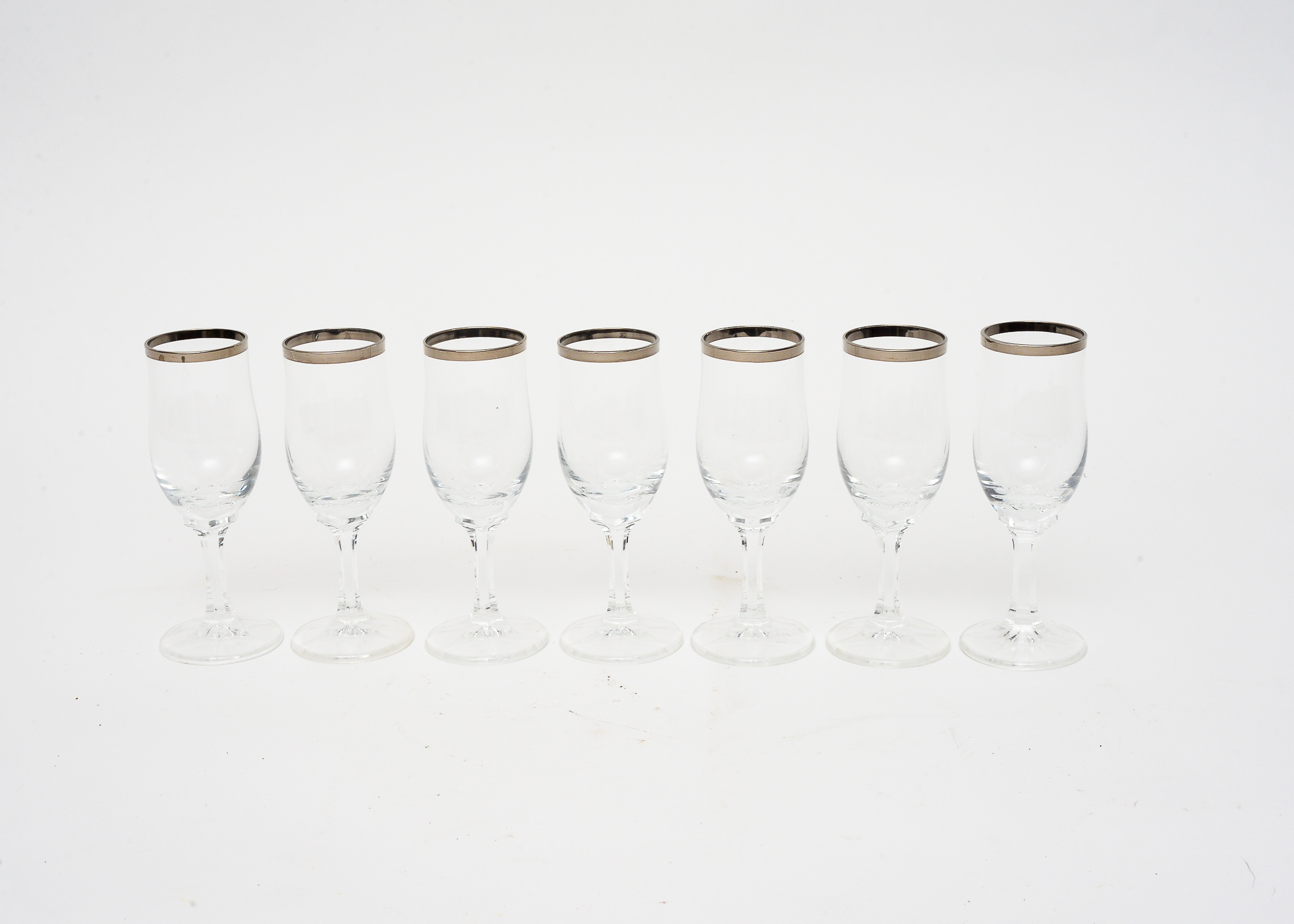 Set of Johann Haviland Barvaria Germany Crystal Cordials