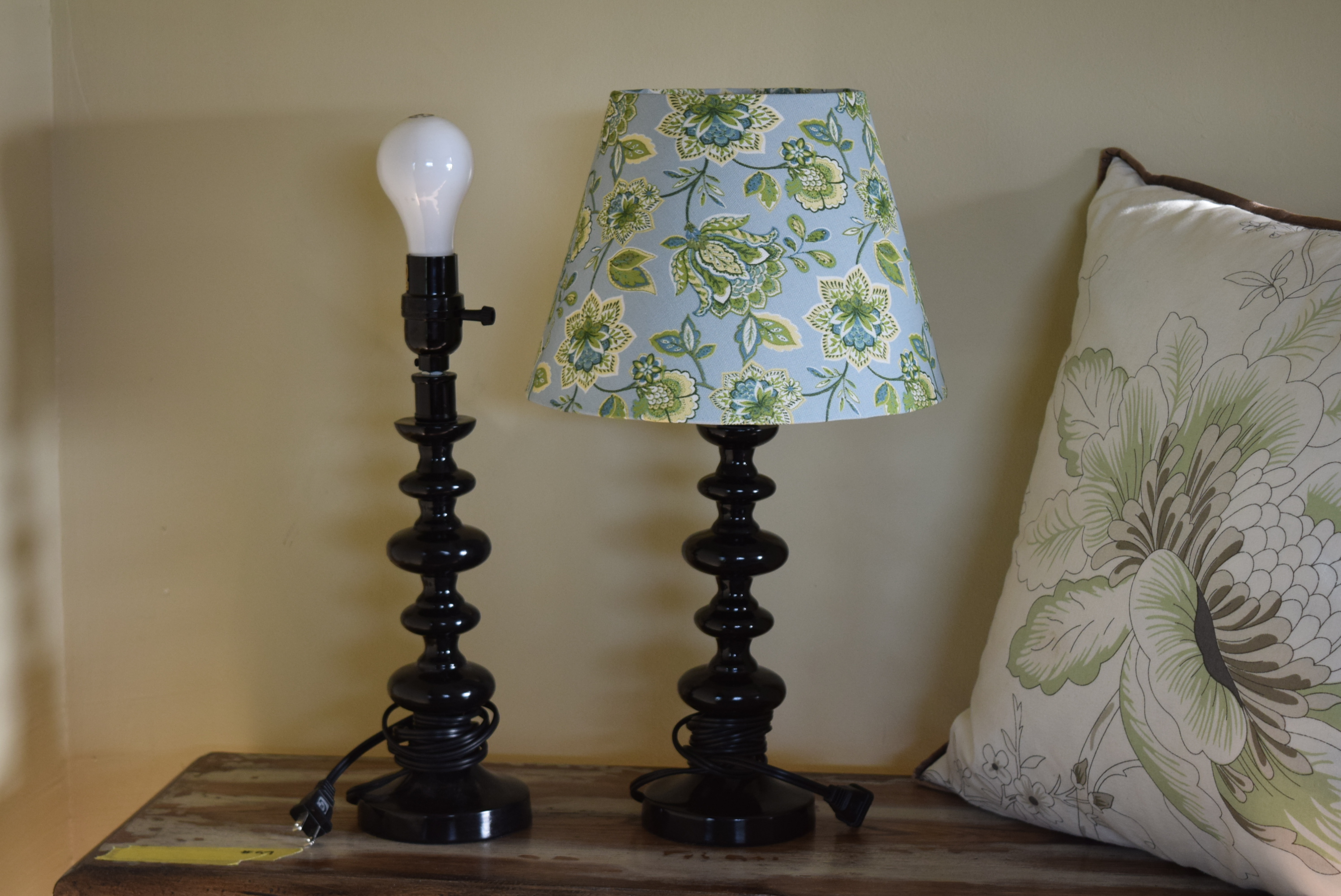 Decorator Pillows and Lamps