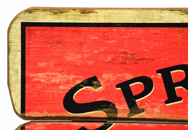 Reproduction Spring Valley Dairy Advertising Board