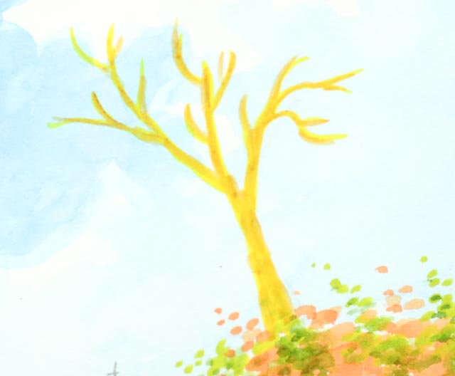 Pair of Benito Diaz Watercolors of Santa Prisca Church, Mexico