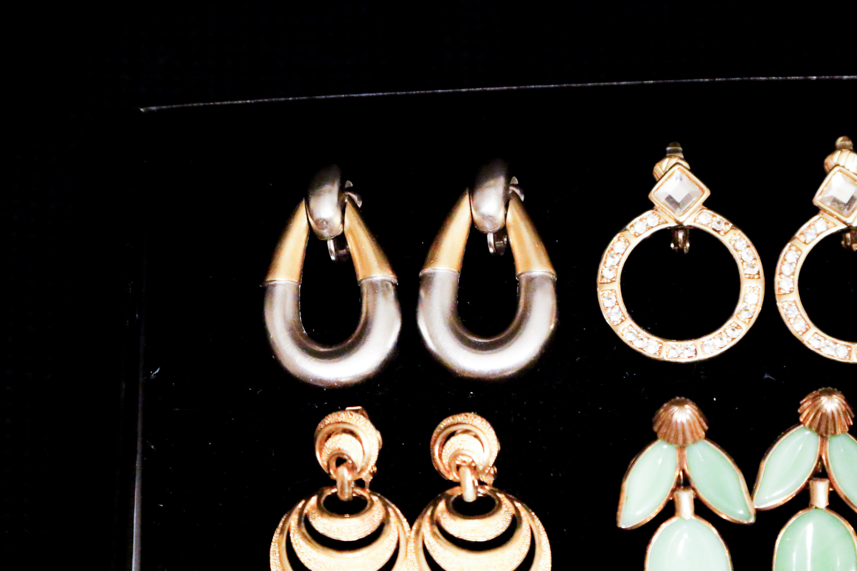 Collection of Crown Trifari Earrings