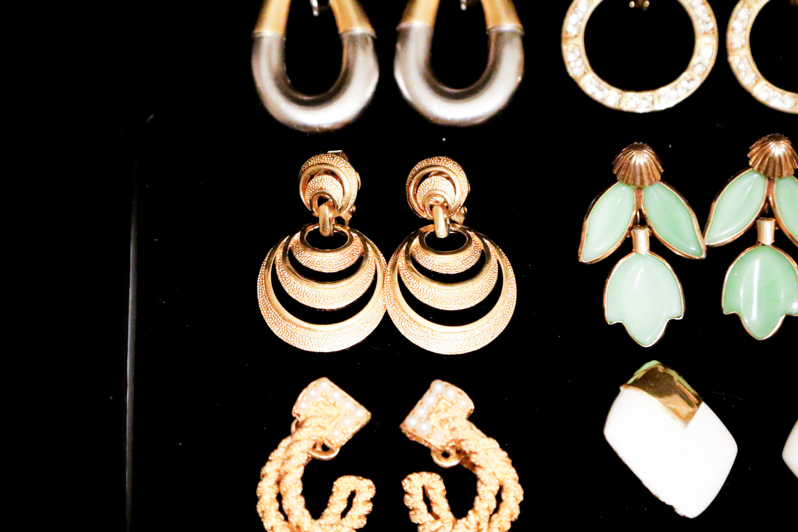 Collection of Crown Trifari Earrings