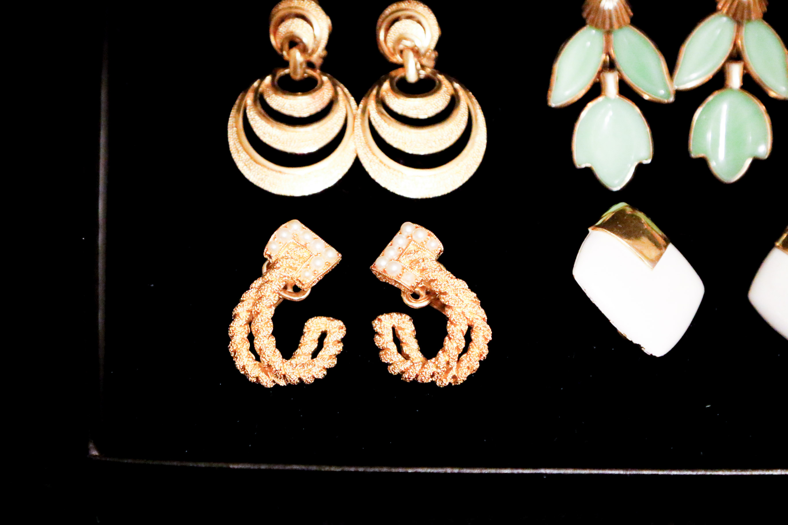 Collection of Crown Trifari Earrings