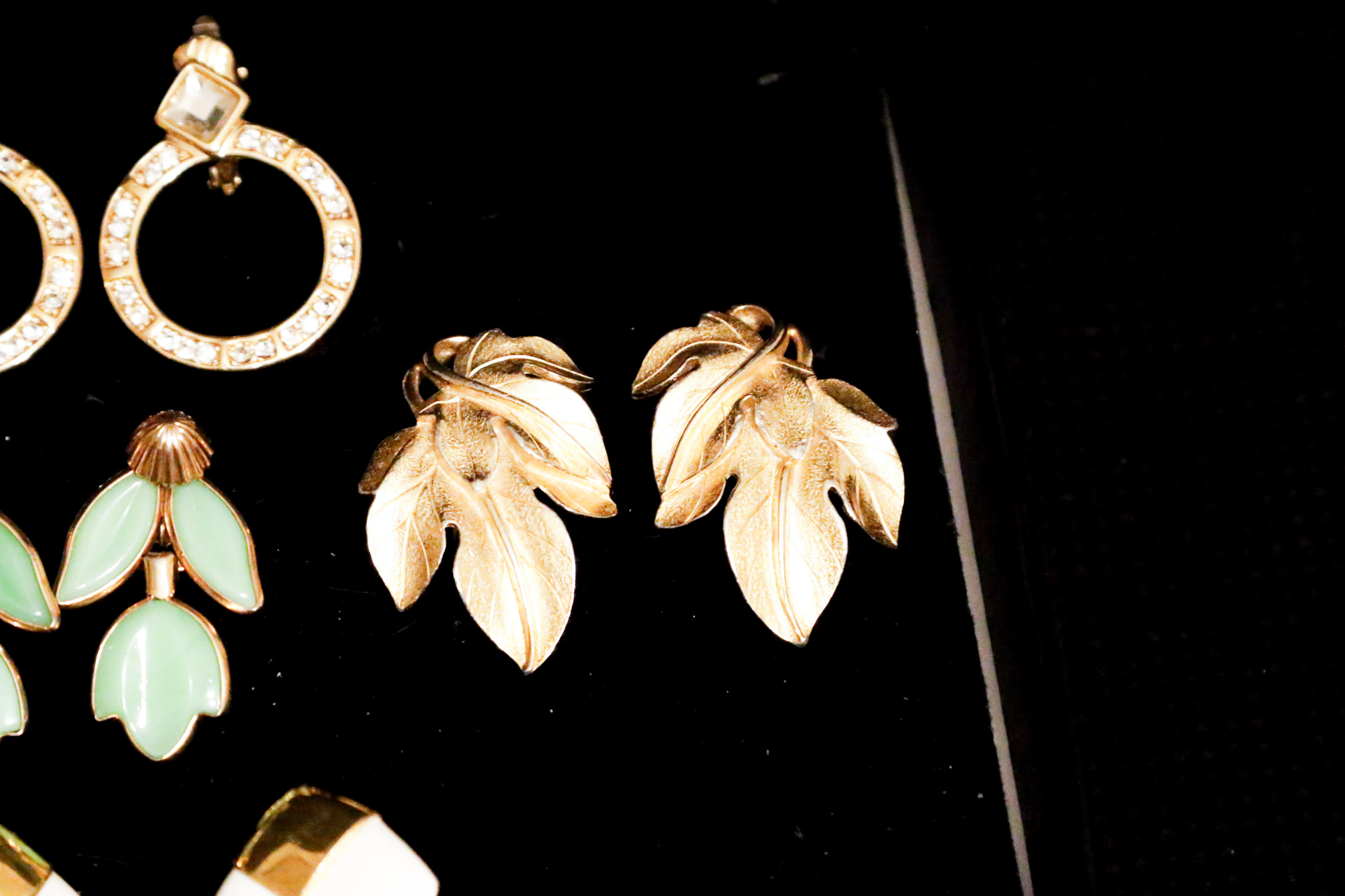 Collection of Crown Trifari Earrings