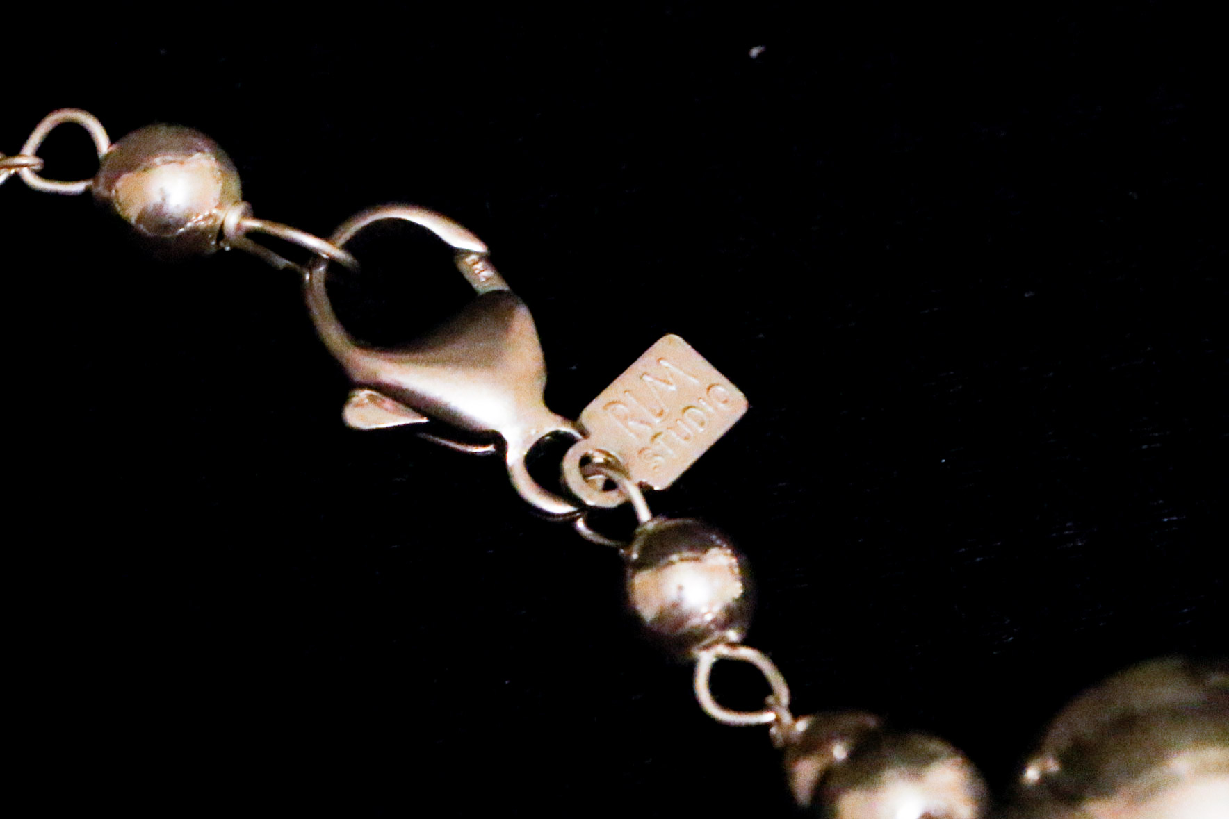 Trio of Silver Beaded Jewelry Including Pieces From RLM Studio