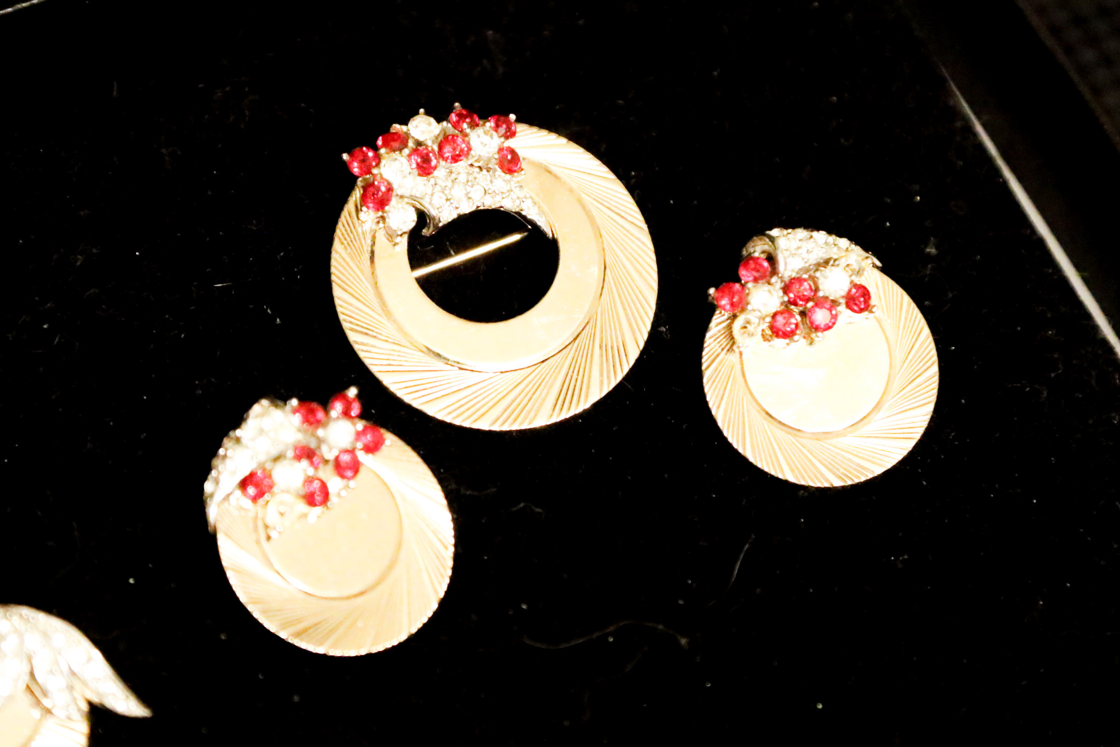 Two Sets of Boucher Brooches and Earrings