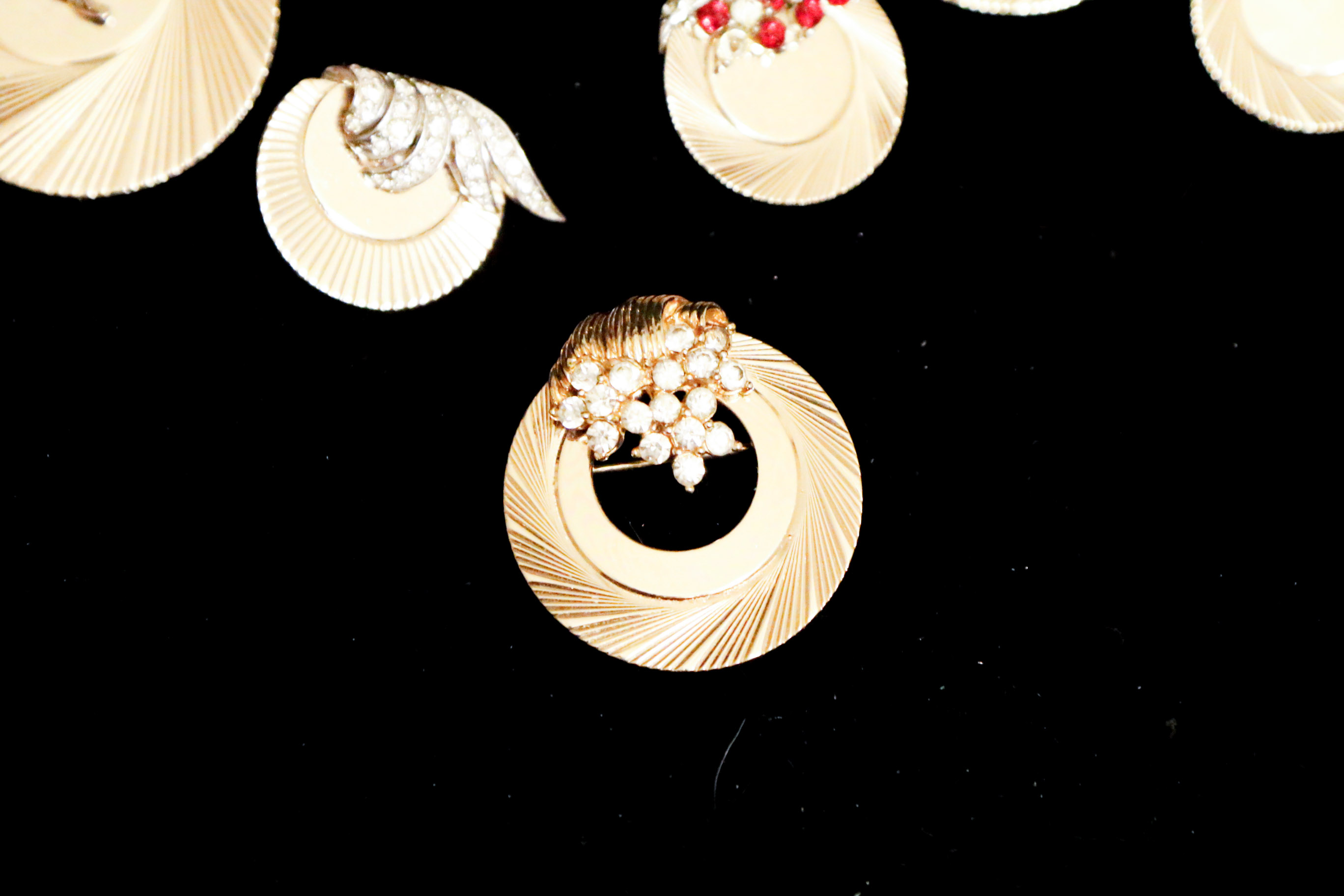 Two Sets of Boucher Brooches and Earrings