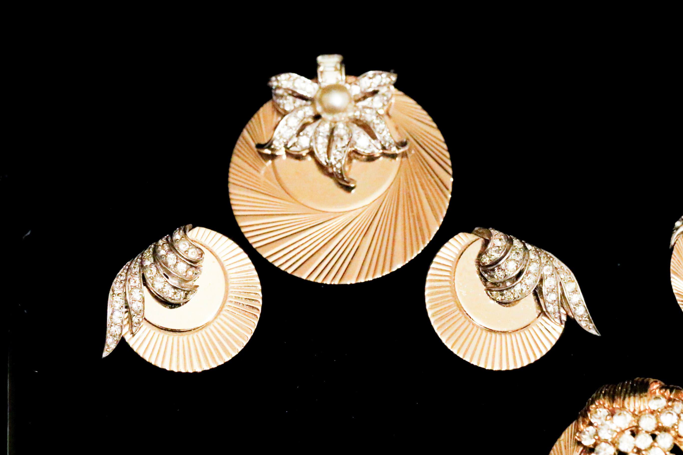 Two Sets of Boucher Brooches and Earrings