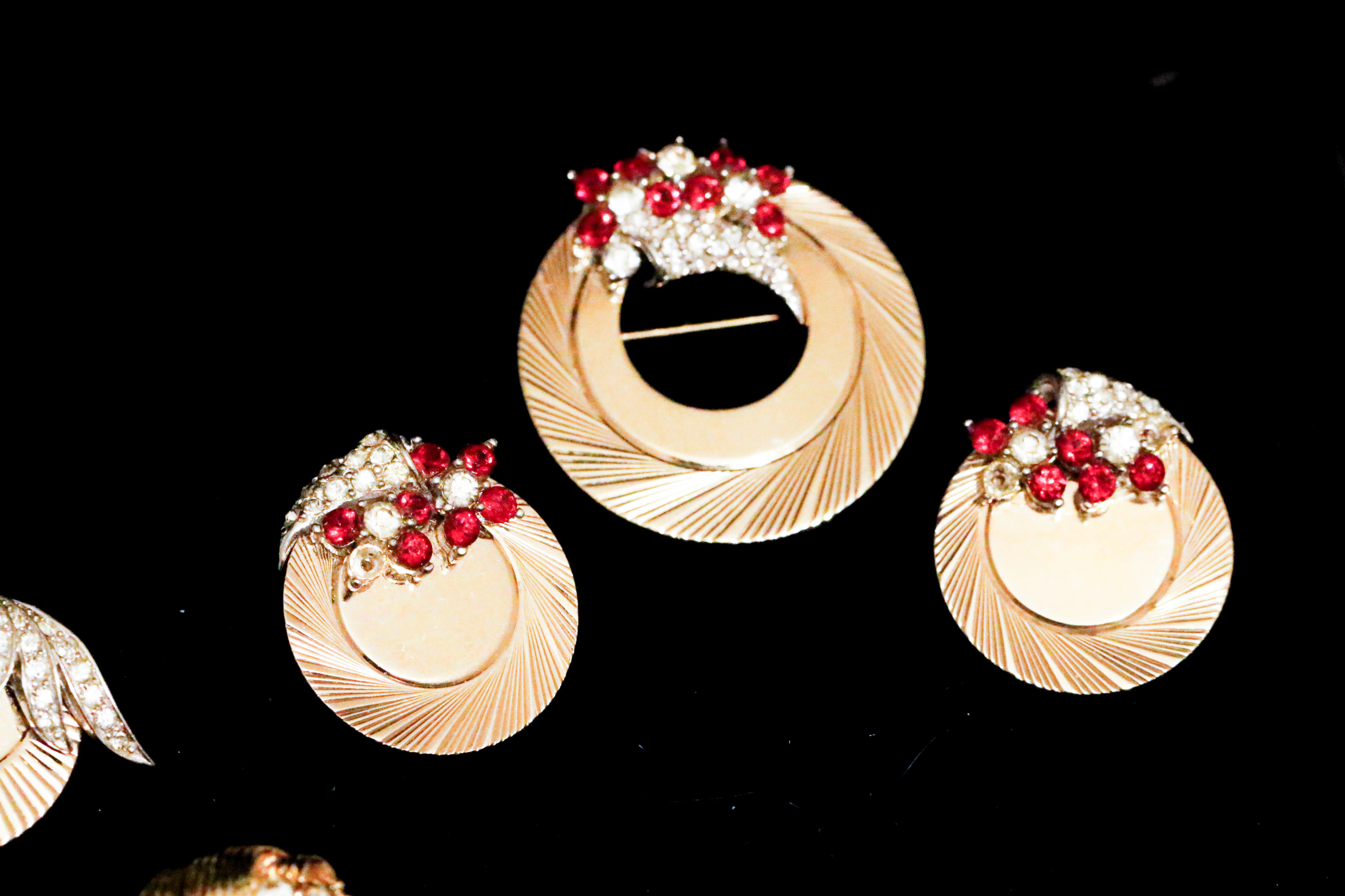 Two Sets of Boucher Brooches and Earrings