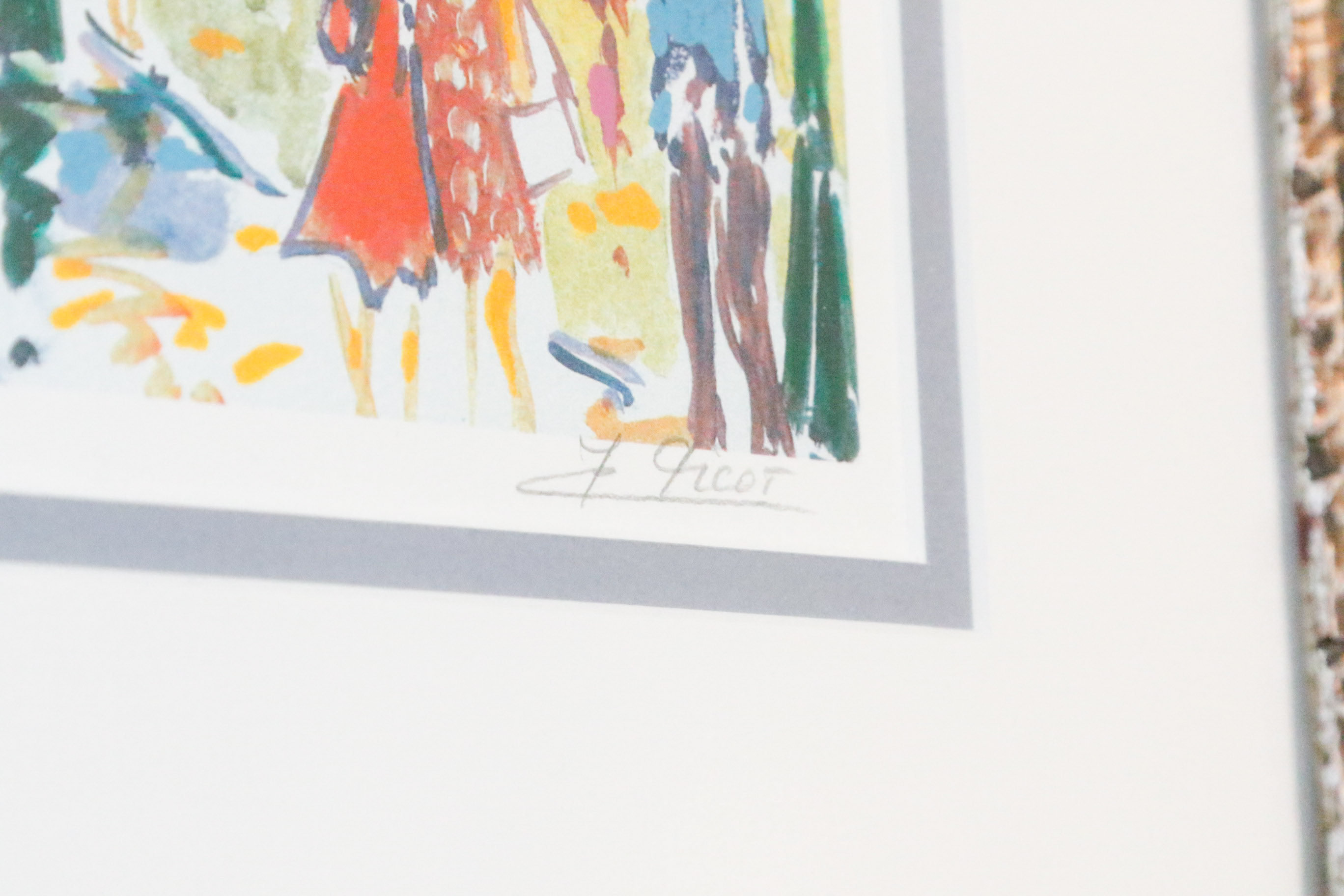 Jean-Claude Picot "Montmartre Sous La Pluie" Seriolithograph