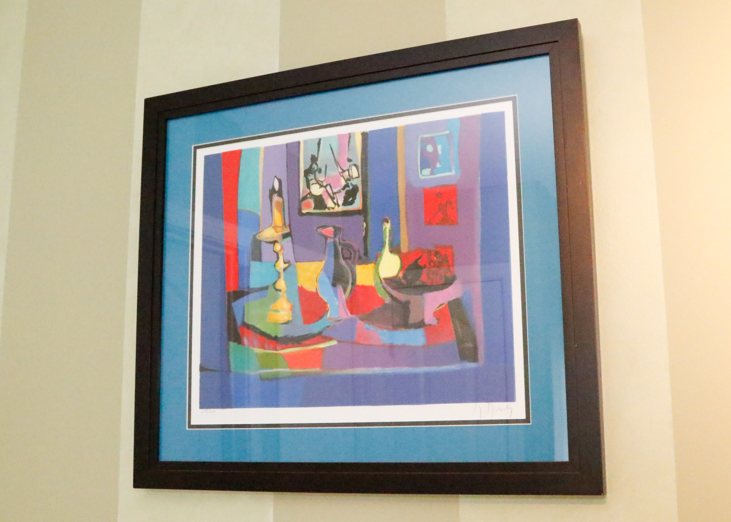 Marcel Mouly "Nature Morte au Chandalier"