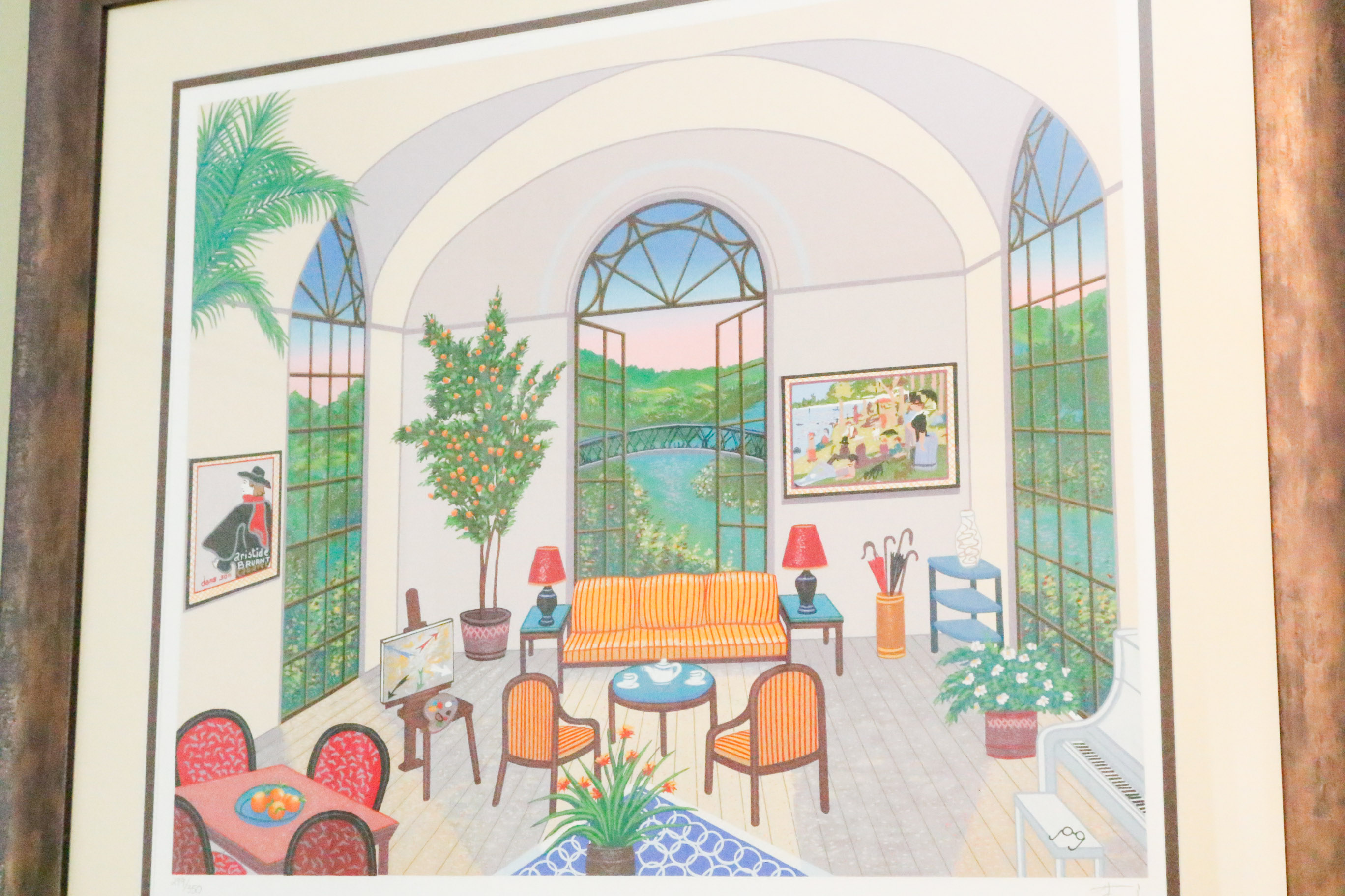 "Interior with Seurat" by Francois "Fanch" Ledan