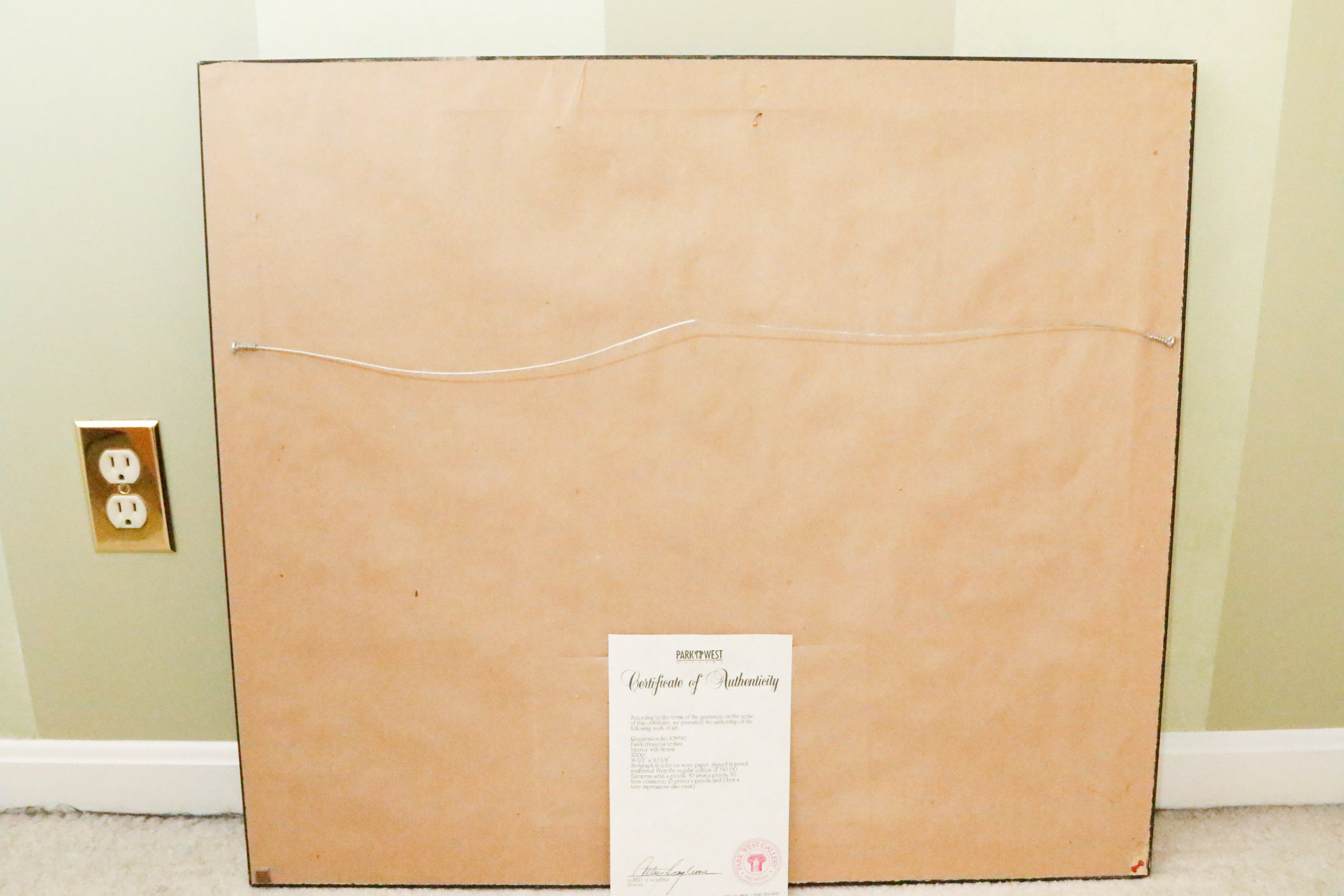 "Interior with Seurat" by Francois "Fanch" Ledan