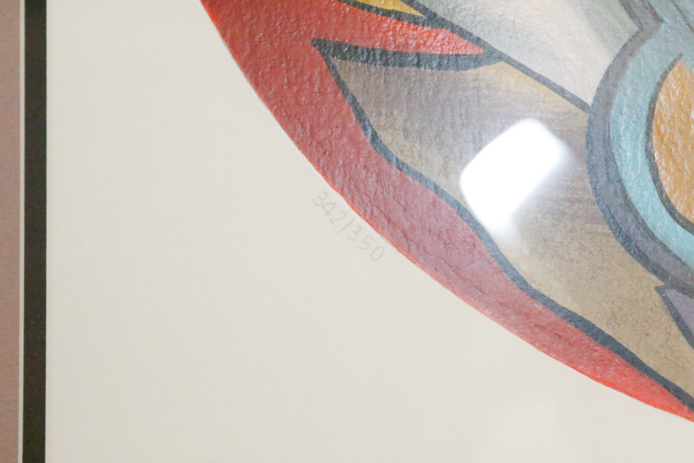 "Black Hair, Pink Flower, Blue Banjo" by Le Kinff