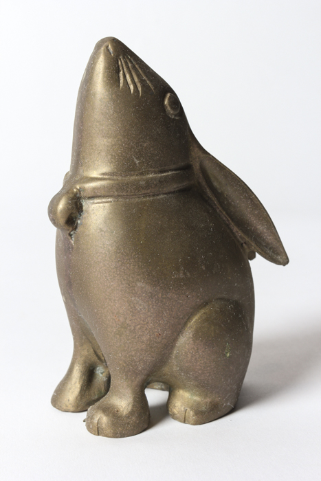 Collection of Metal Butterflies, Brass Doorknob and Trinkets